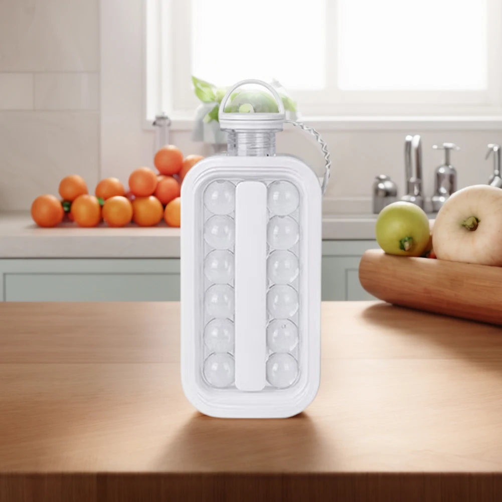 ❄️ Machine à glaçons 2-en-1 et bouteille d'eau – Pratique et portable