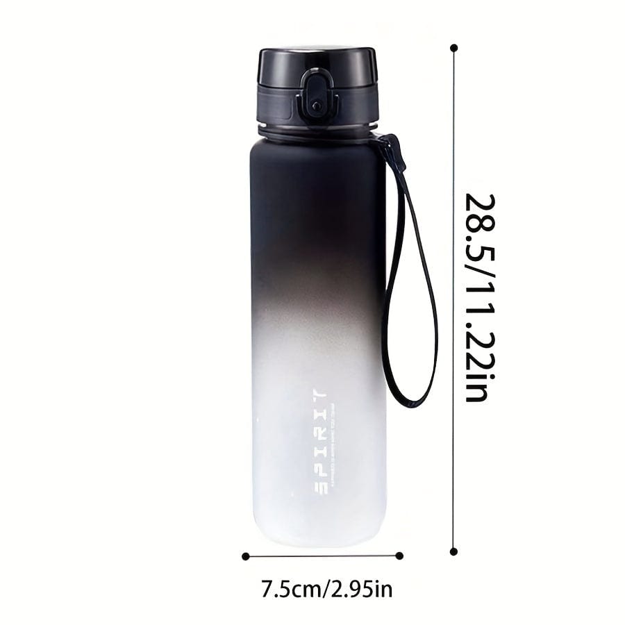 500ml Plastic Sports Water Bottle - Leak Proof - For Camping, Hiking, Fitness - Birthday Gift
