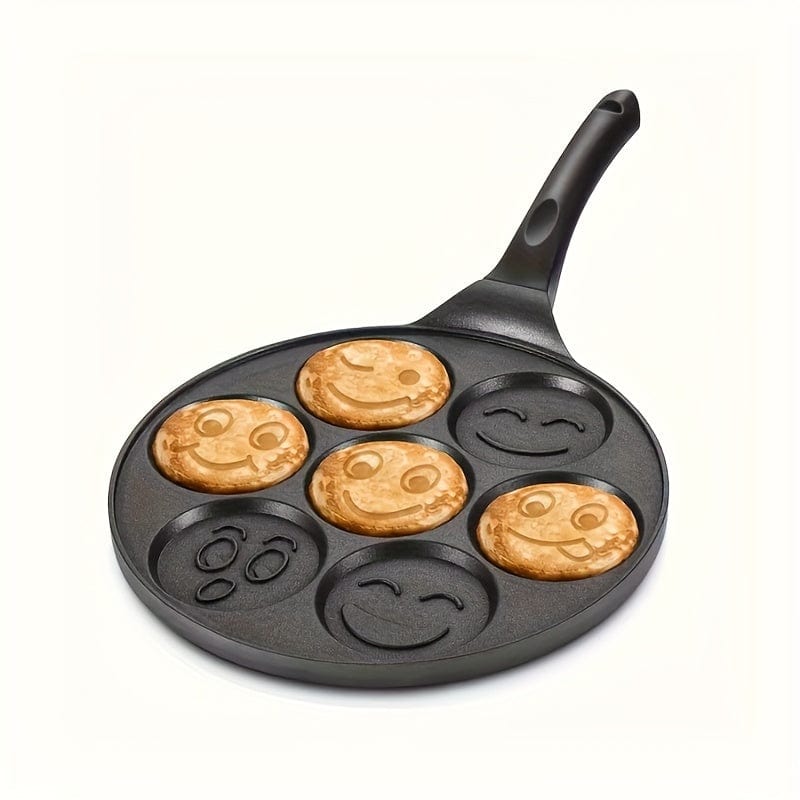 Grille à Mini Pancakes, Poêle avec 7 Moules Eid Al-Adha Mubarak