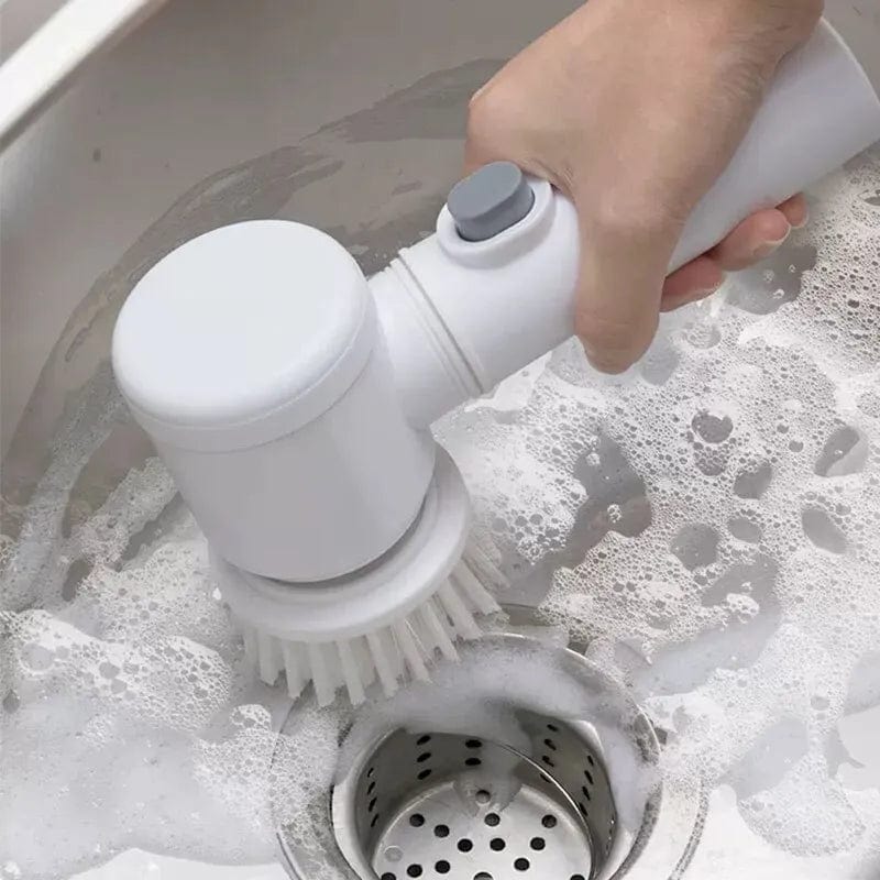 Cordless Electric Cleaning Brush for Kitchen and Bathroom