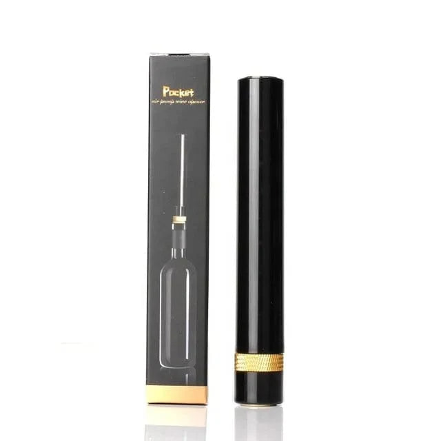 Ouvre-bouteille à vin sous pression air Pompe Vacuum Liège en Acier Inoxydable - Accessoire Cave à Vin