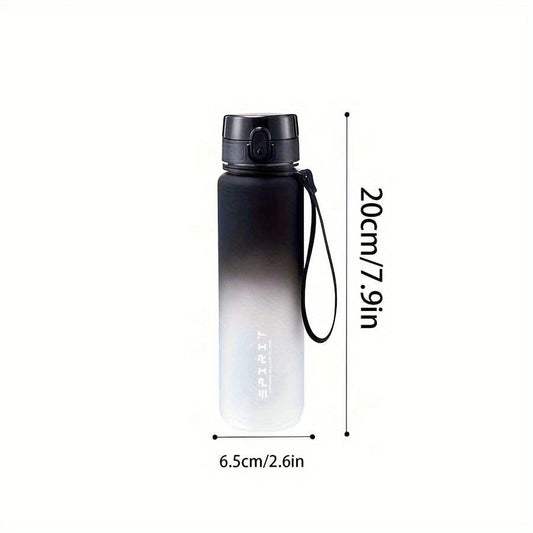 500ml Plastic Sports Water Bottle - Leak Proof - For Camping, Hiking, Fitness - Birthday Gift