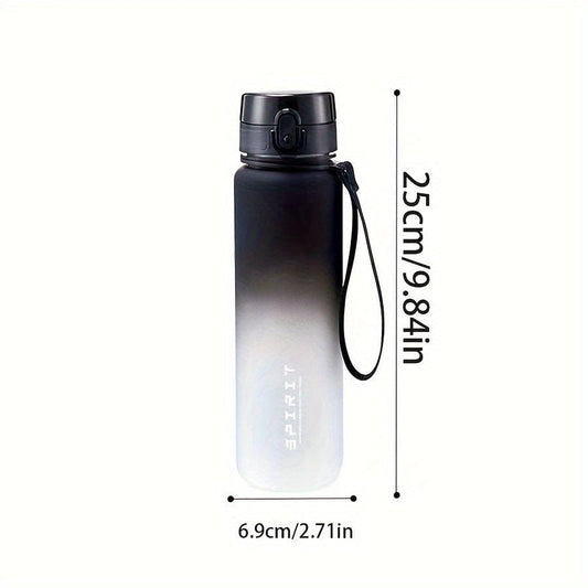 500ml Plastic Sports Water Bottle - Leak Proof - For Camping, Hiking, Fitness - Birthday Gift