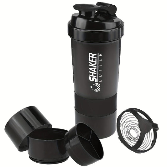 Bouteille Shaker 2 Compartiments Proteine GymHomeAsistantFitness