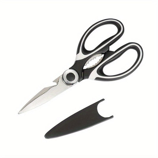 Multifunctional stainless steel poultry kitchen shears