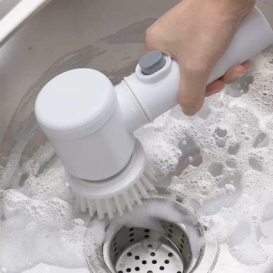 Cordless Electric Cleaning Brush for Kitchen and Bathroom